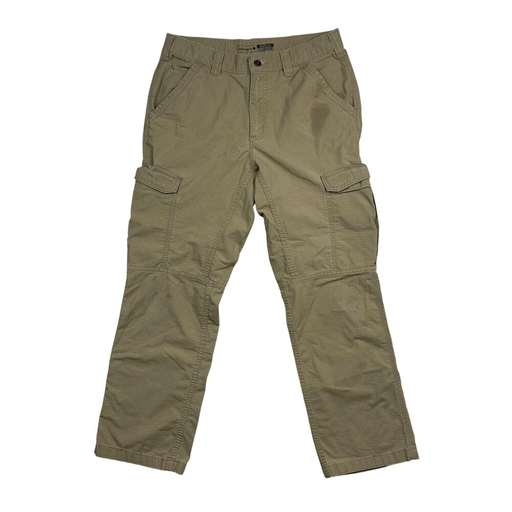 Carhartt Force Cargo Pants Mens 32x30 Tan Ripstop Relaxed Fit Workwear BN4200
